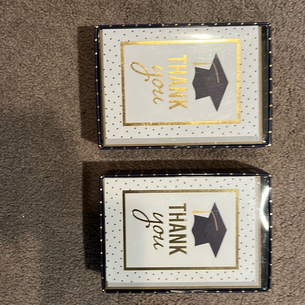 NWT Graduation Thank You Note Cards 16 Cards With Envelopes (2 Boxes 32 Cards)